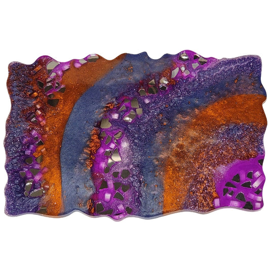 Getting Creative with Resin - Geode Resin Tray and Leaf Coaster
