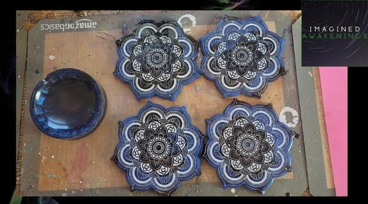 Getting Creative With Resin - Mandala Coasters and Ashtrays