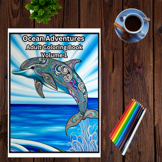 Dive Into Relaxation with Ocean Adventures Coloring Book